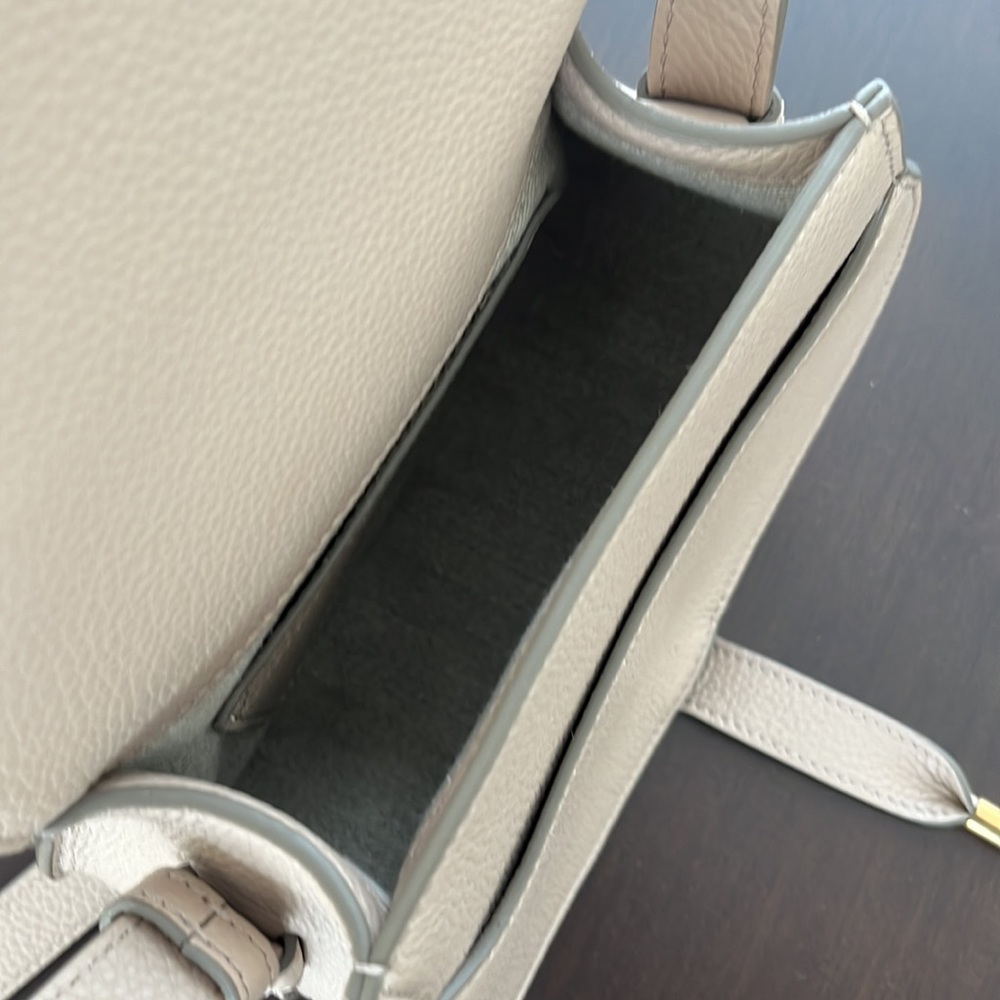 Chloe Small Marcie Crossbody Bag in Taupe - Picture 6 of 14
